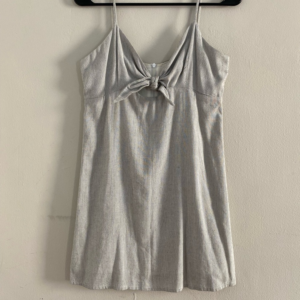 Tie Front Minidress